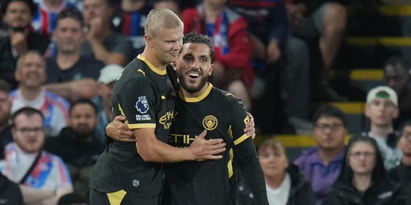 Manchester City, doppia coppia e poker in casa del Crystal Palace