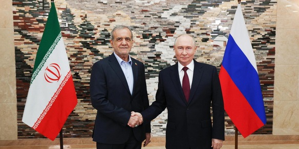Pezeshkian ringrazia Putin 'per le sue posizioni nella guerra con gli Usa'