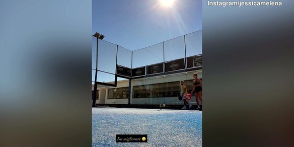 Padel di coppia per Jessica e Ciro