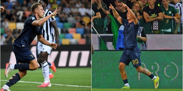Frattesi e Gudmundsson, la Lazio rimonta l'Udinese e vince ancora. Gattuso è primo con Inter e Roma