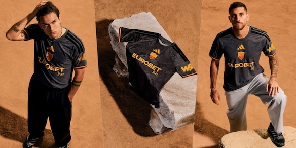 Roma e Adidas svelano la terza maglia in grigio scuro