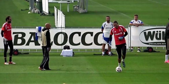 Juventus, anche Spalletti si allena con la squadra