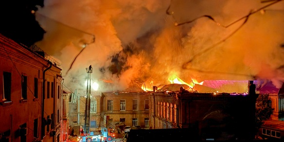 Raid russo su Kiev, sospeso il servizio ferroviario della città
