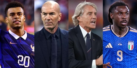 Francia-Italia, le formazioni ufficiali: Mancini sfida Zidane con alcune novità