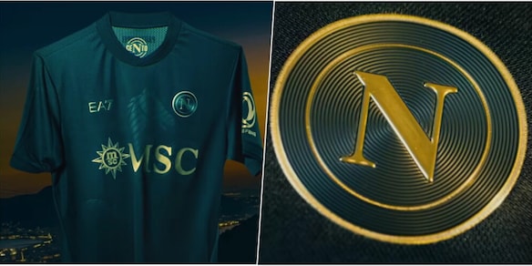 Il Napoli presenta la terza maglia ufficiale: tutte le foto