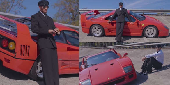 Tutta l'eleganza di Lewis Hamilton e della sua Ferrari F40: il video del restauro fa impazzire i tifosi
