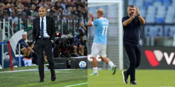 Juve-Lazio al contrario: Gattuso all’attacco per la vetta, Spalletti insegue