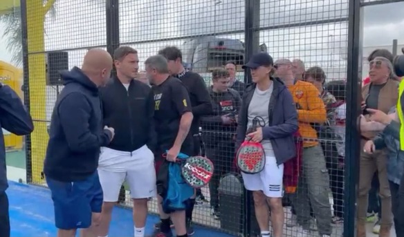 Ди Бьяджо, Тотти и Манчини перед стартом Finale del Cuore