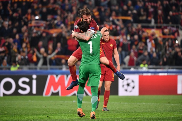 Roma-Barcellona 3-0 (1-4 all'andata) stagione 2017-2018