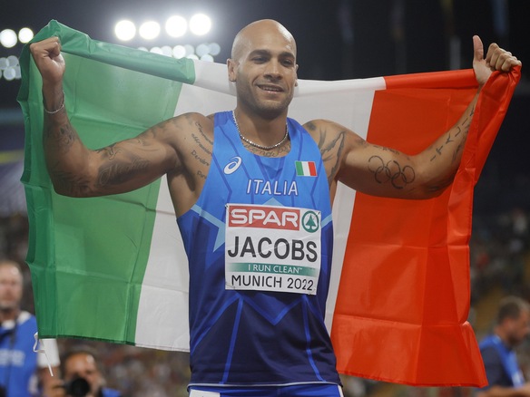 Super Jacobs, è oro agli Europei nei 100 metri! <span style="color: rgb(153, 0, 0);">FOTO</span>