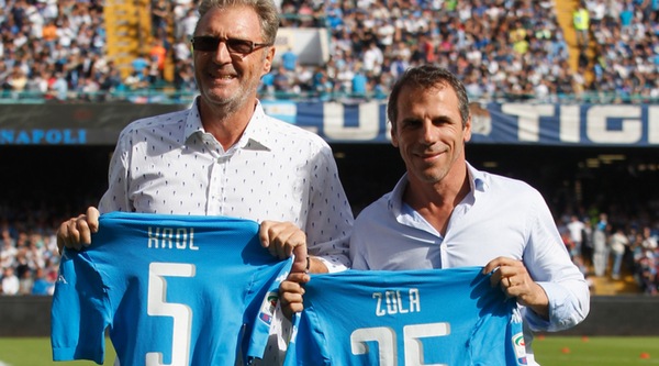 Napoli-Roma, Krol e Zola ospiti d'onore