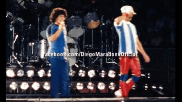 Quando Diego Armando Maradona e Freddie Mercury erano sul palco insieme