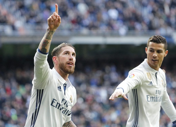 Liga, Real Madrid-Malaga 2-1. Doppietta Sergio Ramos