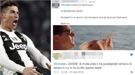 La Uefa punisce Ronaldo con una multa: ecco come hanno reagito gli utenti social 
