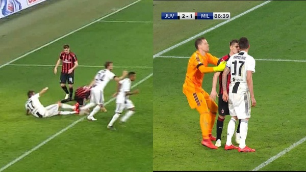 Mandzukic, finale rovente: scalcia Romagnoli e litiga con Piatek