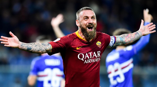 Serie A, Sampdoria-Roma 0-1: De Rossi, un gol per la Champions