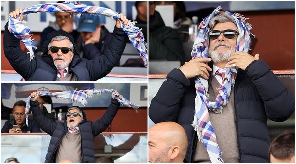 In Sampdoria-Empoli vince lo show di Ferrero in tribuna