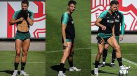 Ronaldo in nazionale mette in mostra dei muscoli impressionanti