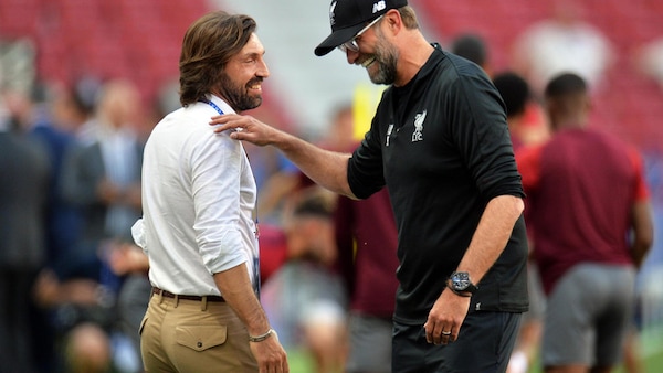 Pirlo, baci e abbracci all'amico Klopp