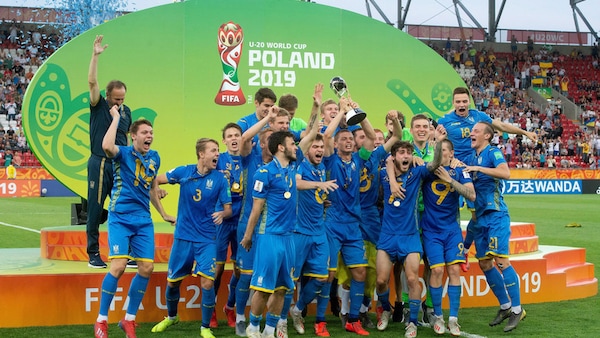 L'Ucraina U20 sul tetto del mondo: le immagini della festa