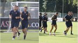Roma, Dzeko da leader: guida il gruppo in allenamento