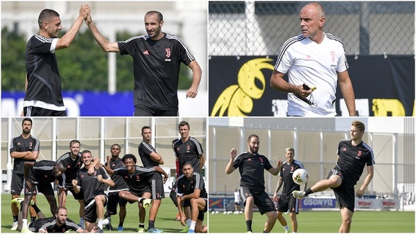 Juve, guida Martusciello: sorrisi e foto di gruppo prima del Parma