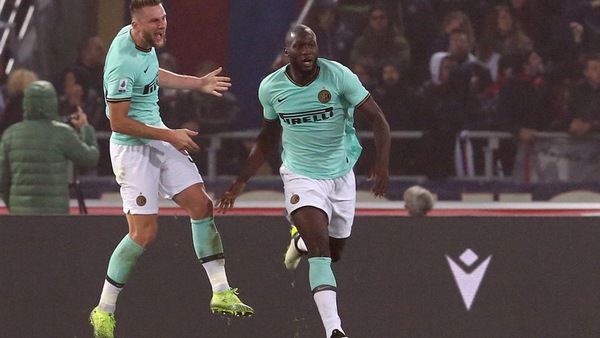 Lukaku trascina l'Inter. Soriano illude il Bologna
