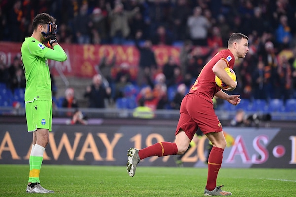 Roma-Spal 3-1: apre Petagna, poi la rimonta con Pellegrini, Perotti e Mkhitaryan