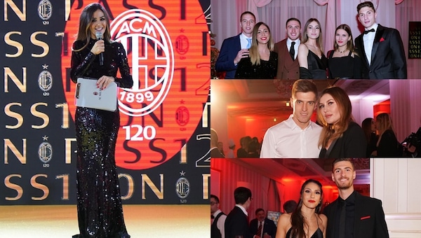 Milan, super party per i 120 anni: la sfilata dei giocatori e delle wags rossonere