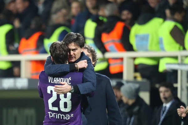 Fiorentina; Montella: "Il gol di Vlahovic è stato un segnale"