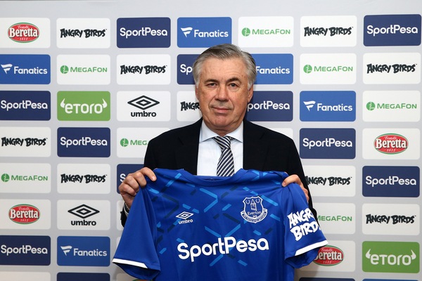 Everton, Ancelotti: "Società ambiziosa e con tradizione. Kean? Lo volevo al Napoli"