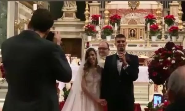 Mancini si sposa: ecco il suo discorso in Chiesa