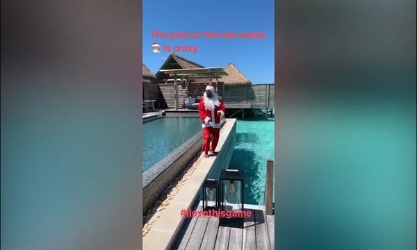 Babbo Natale è....Patrice Evra!