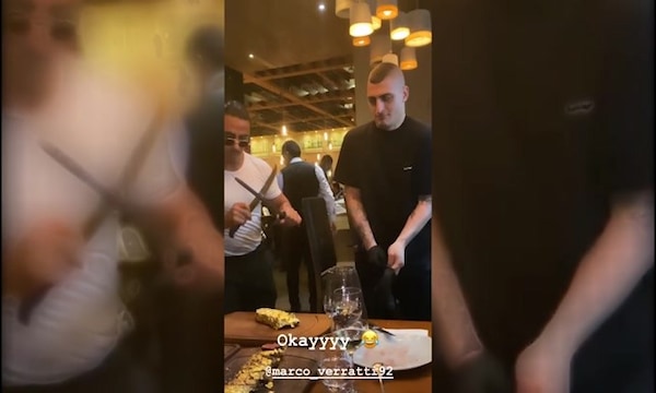 Verratti si improvvisa chef