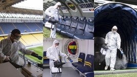 Coronavirus, in Turchia disinfettano gli stadi!