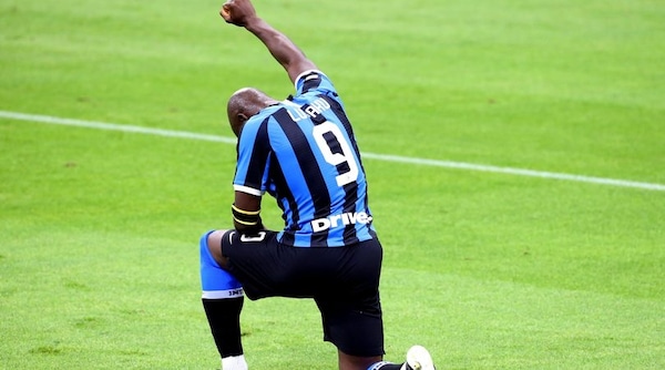 Inter, Lukaku omaggia George Floyd dopo il gol alla Sampdoria