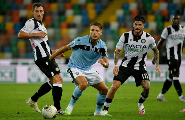 Udinese-Lazio 0-0: Immobile stanco, Inzaghi ora è terzo