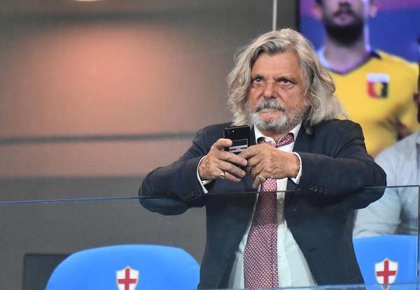 Sampdoria, a Genova cartelli contro Ferrero