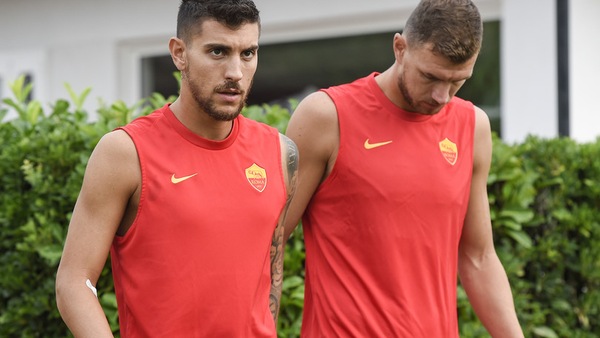 Roma, Dzeko e Pellegrini: che grinta in allenamento!
