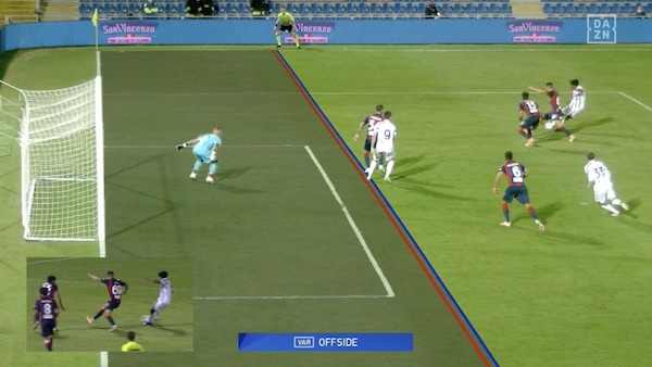 Morata, il secondo gol al Crotone annullato per fuorigioco