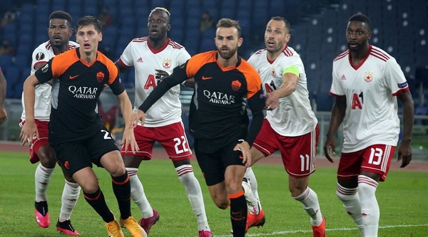 Roma-Cska Sofia 0-0: traversa di Mkhitaryan, entra Dzeko ma non basta