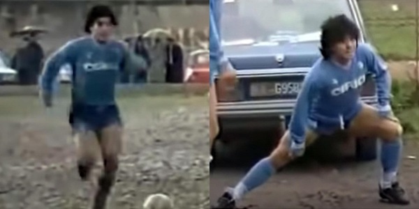Maradona, la storica partita nel fango di Acerra