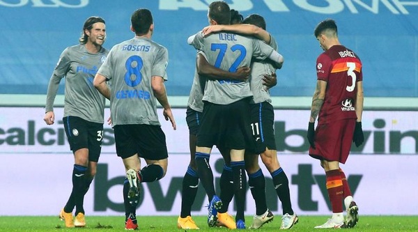 Atalanta-Roma 4-1: Dzeko illude Fonseca, Ilicic travolgente