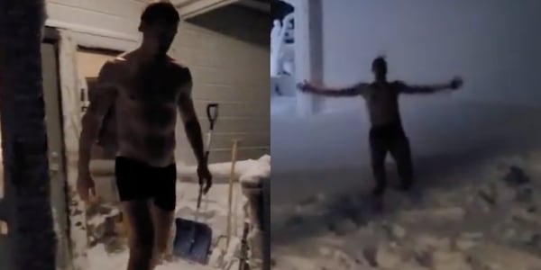 Ibrahimovic in mutande nella neve: "Perché Sanremo è Zanremo"