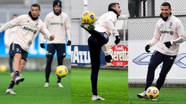 Cristiano Ronaldo, che show nel primo allenamento del 2021
