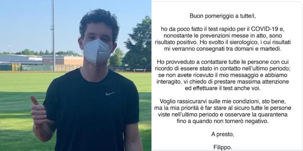 Tortu positivo al Covid: "Nonostante le prevenzioni..."