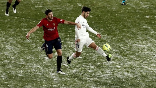 Il Real Madrid frenato dal gelo di Pamplona