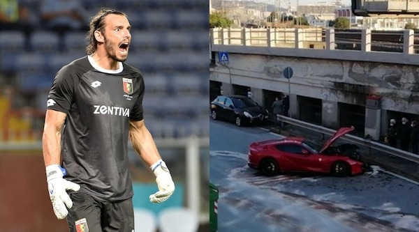 Genoa, Marchetti porta la Ferrari a lavare ma l'uomo dell'autolavaggio la distrugge