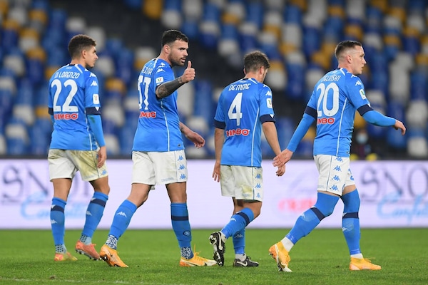 Coronavirus, Napoli: "Tutti negativi i tamponi effettuati sul gruppo squadra"