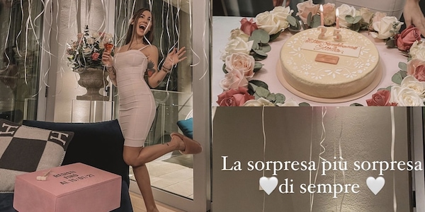 Giulia De Lellis, festa a casa con il fidanzato Carlo Beretta